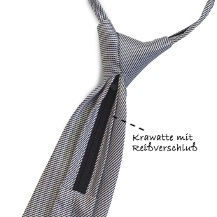 krawatte mit reiszverschlusz